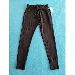 Free People FP Movement Sunny Drawstring Jogger Womens Black Pants Skinny Sz S